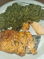 Mustard Greens N Salmon