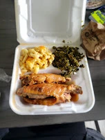 Turkey Wings Collard Greens Macaroni and Cheese